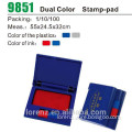 laser machine rubber stamp deli dual color stamp-pad